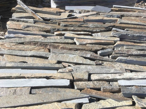 Горбушка златолит мультиколор для облицовки купить в Павловском Посаде