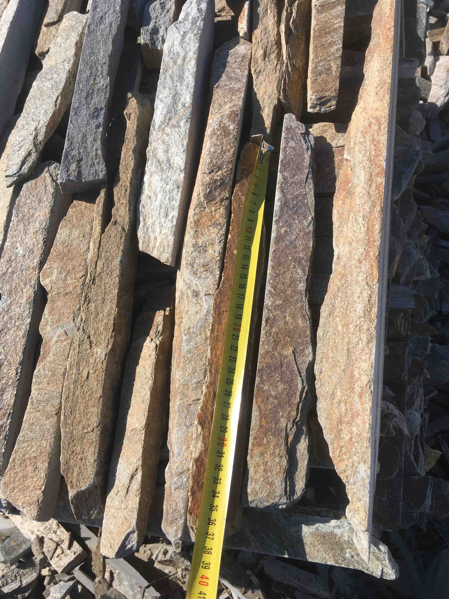 Горбушка златолит мультиколор для облицовки купить в Павловском Посаде