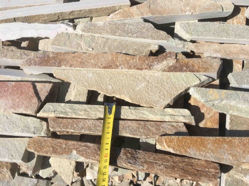 Горбушка златолит золотистый для облицовки купить в Павловском Посаде