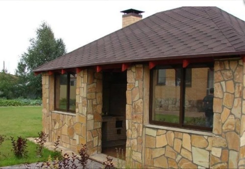 Плитняк златолит жёлтый для фасада 1,5-3 см купить в Павловском Посаде