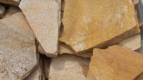 Плитняк златолит жёлтый для фасада 1,5-3 см купить в Павловском Посаде