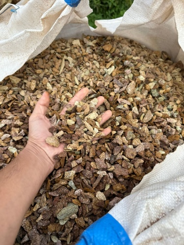 Златолит персиковый декоративная каменная крошка купить в Павловском Посаде