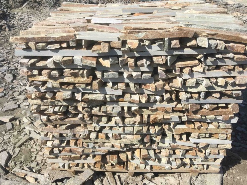 Горбушка златолит золотистый для облицовки купить в Павловском Посаде