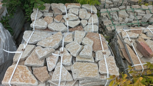 Гранитный плитняк галтованный для парковки купить в Павловском Посаде