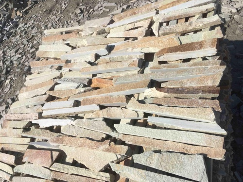 Горбушка златолит золотистый для облицовки купить в Павловском Посаде