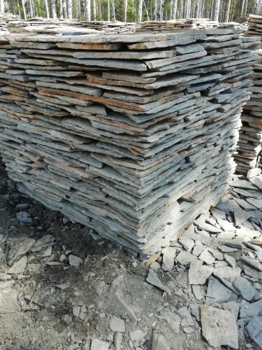 Плитняк златолит Уральский для цоколя, отмостки купить в Павловском Посаде